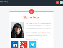 Tablet Screenshot of elaineperry.org